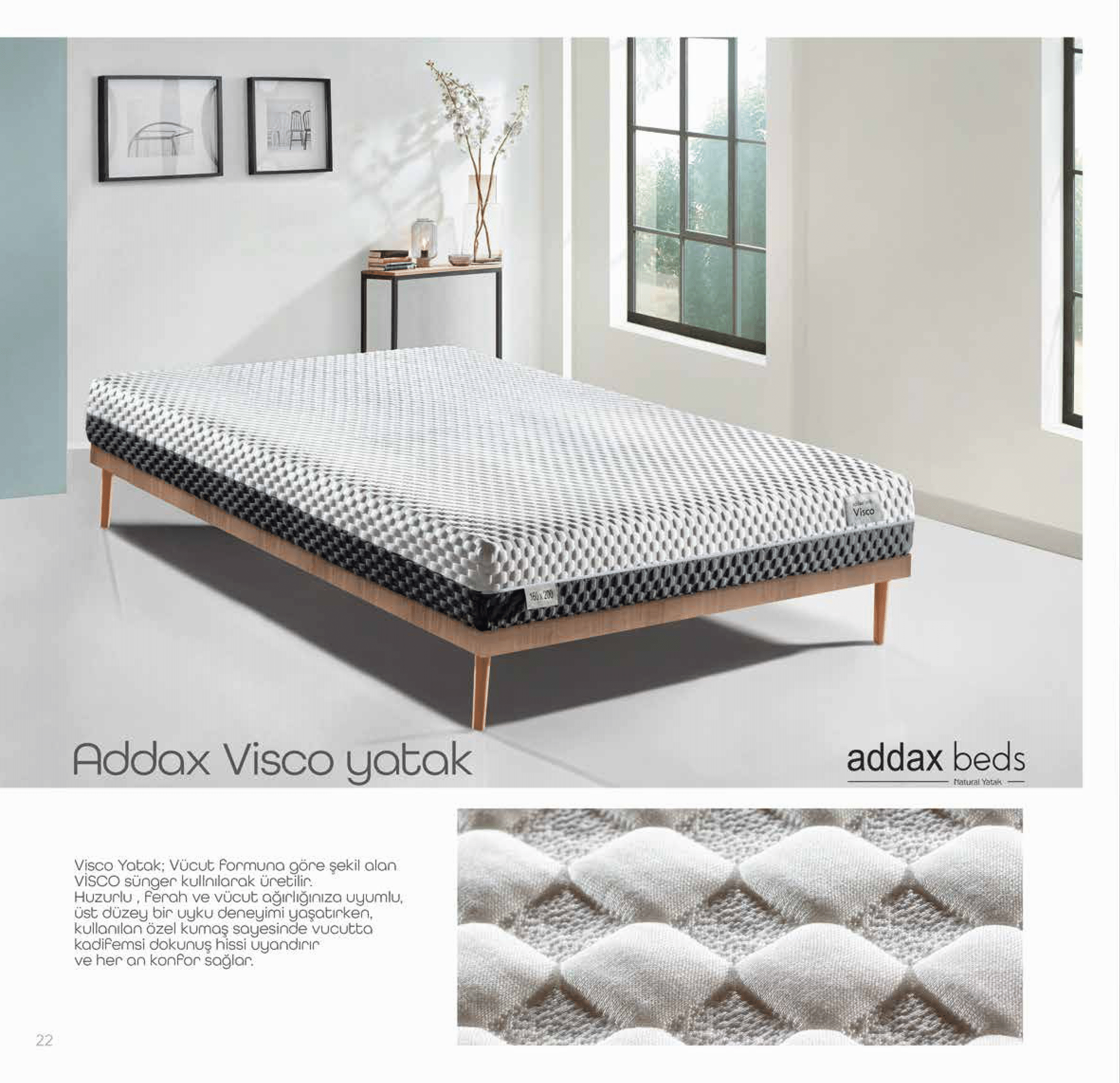 Addax Visco Yatak - Görsel 2