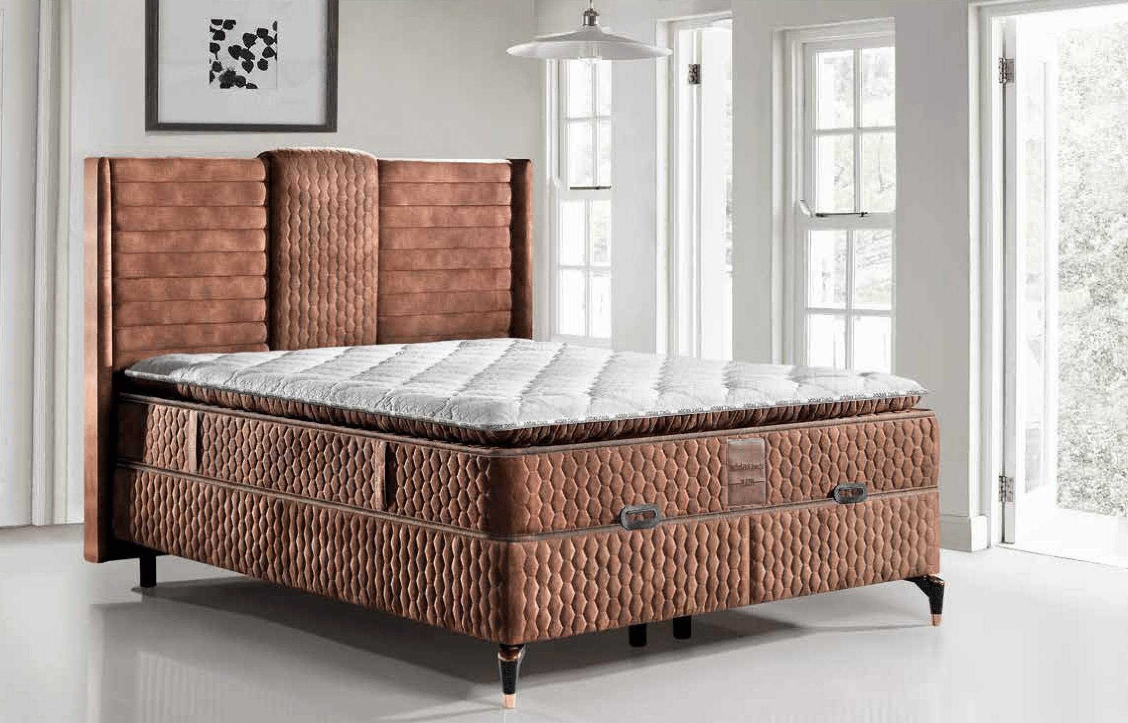 Addax Platin Set Kahverengi